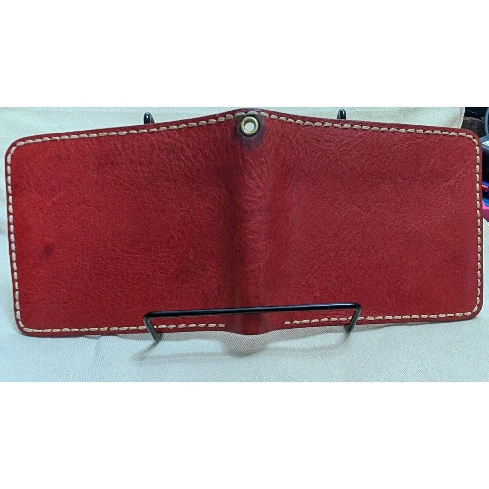 Russet Wallet Red Leather Unisex